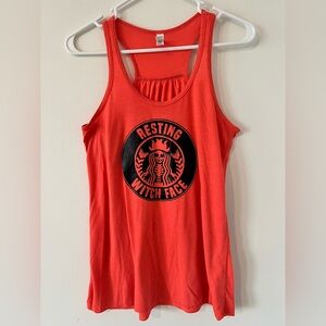 CVG Resting Witch Face Graphic Tank Top